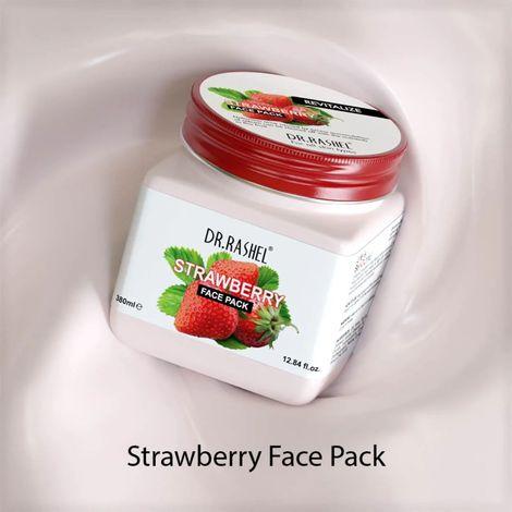 dr.rashel revitalize strawberry face pack for all skin type (380 ml)