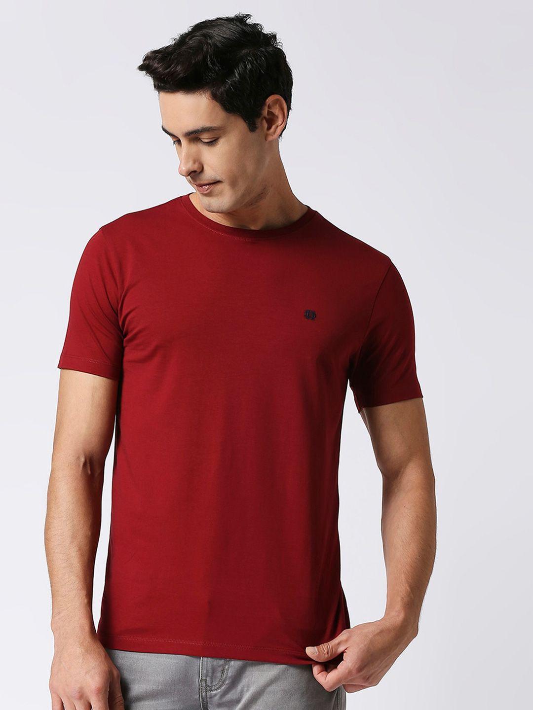 dragon hill round neck slim fit cotton t-shirt