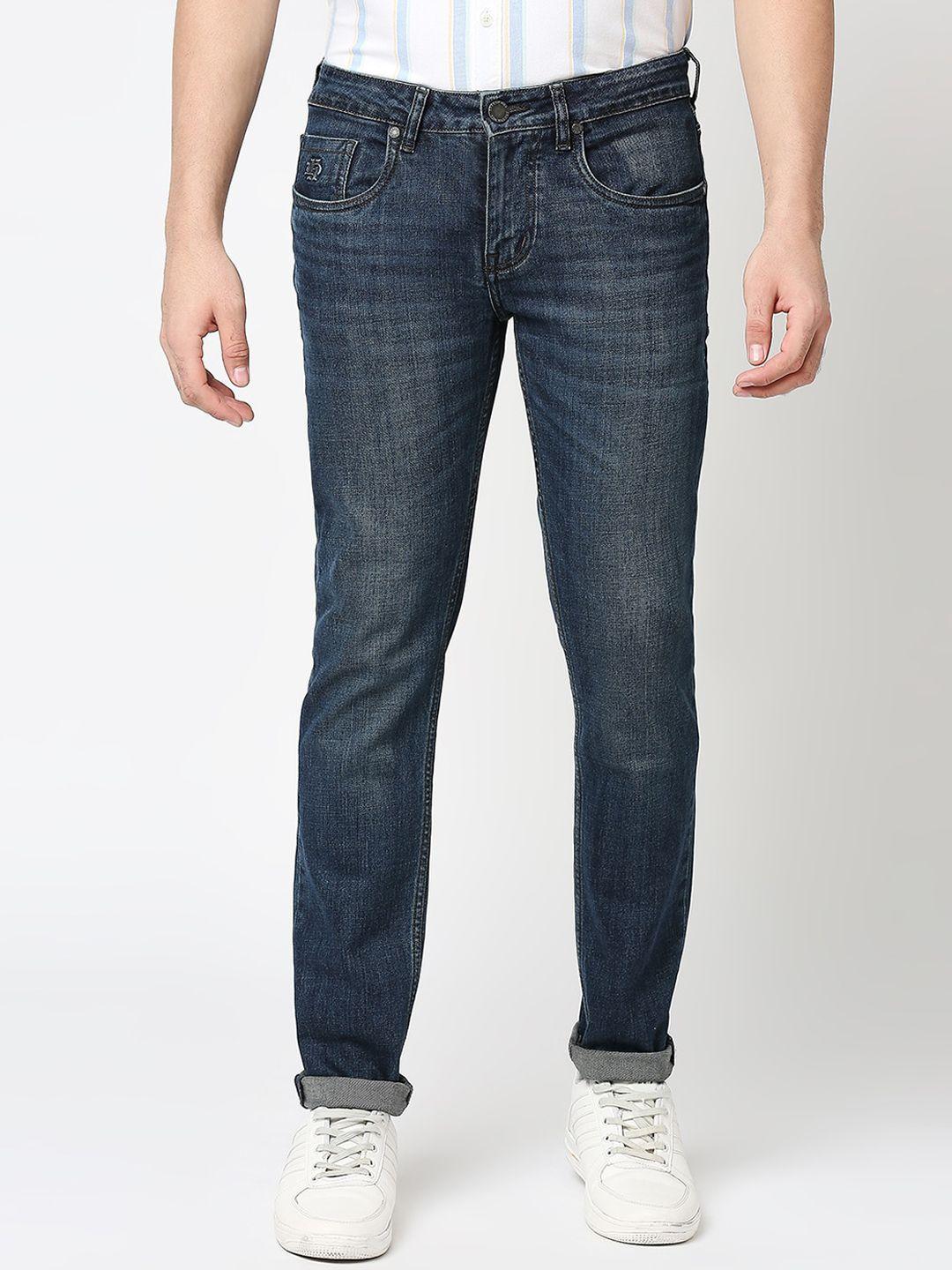 dragon hill men tapered fit light fade whiskers & chevrons stretchable jeans