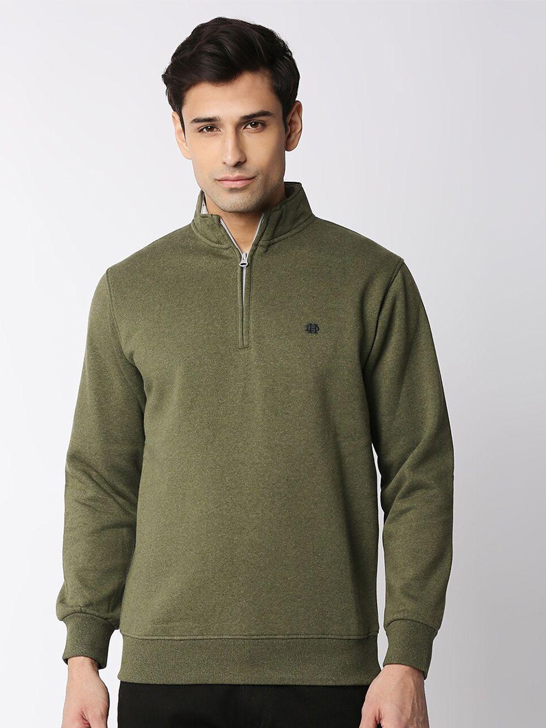 dragon hill mock collar fleece sweatshirt