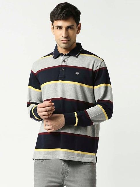 dragon hill multi slim fit striped polo t-shirt