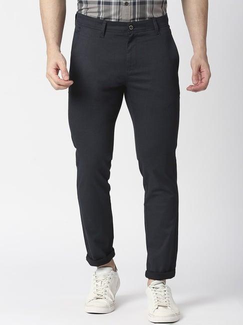 dragon hill navy slim fit trousers