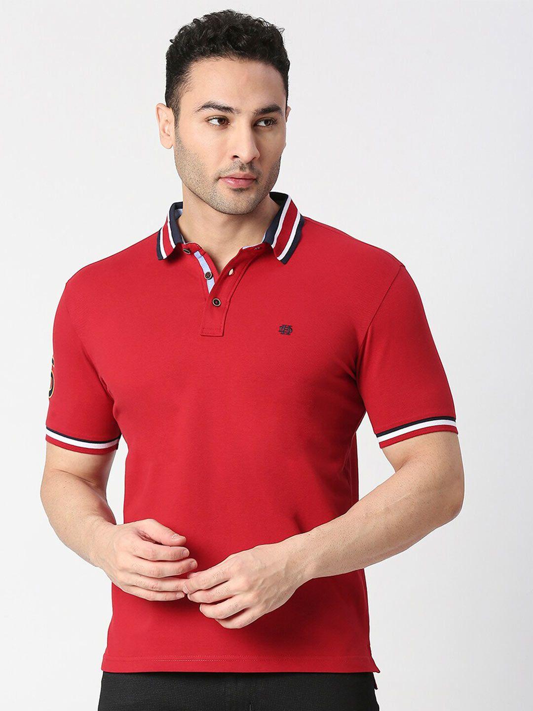 dragon hill pique cotton slim fit polo t-shirt