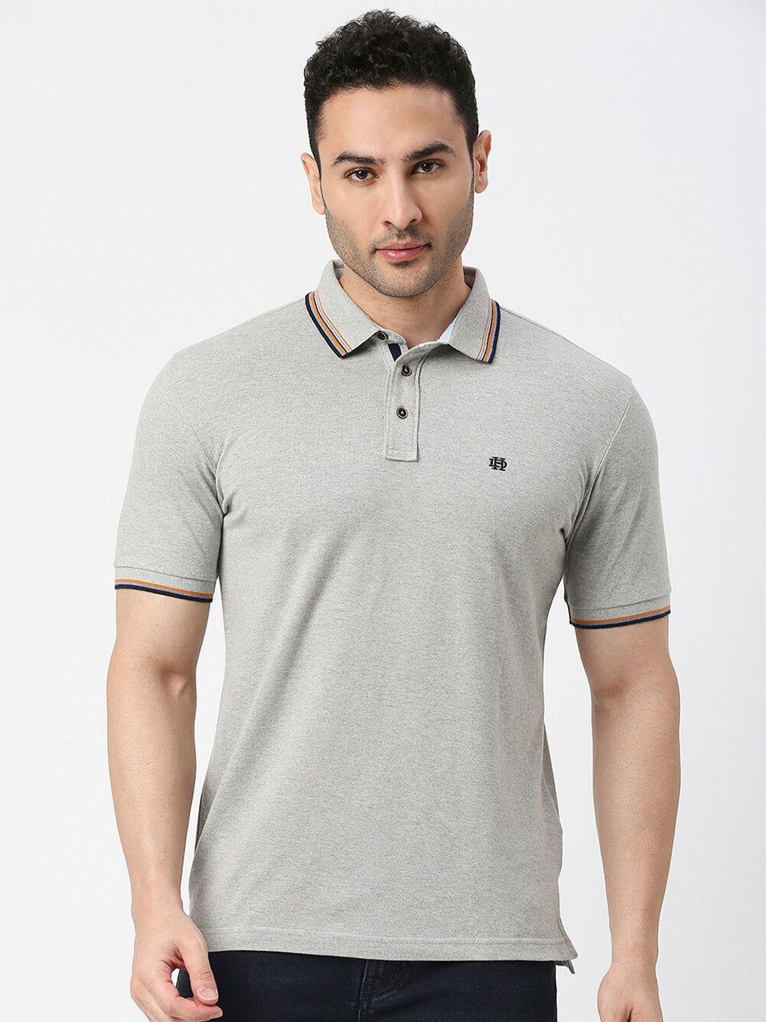 dragon hill polo collar cotton slim fit t-shirt