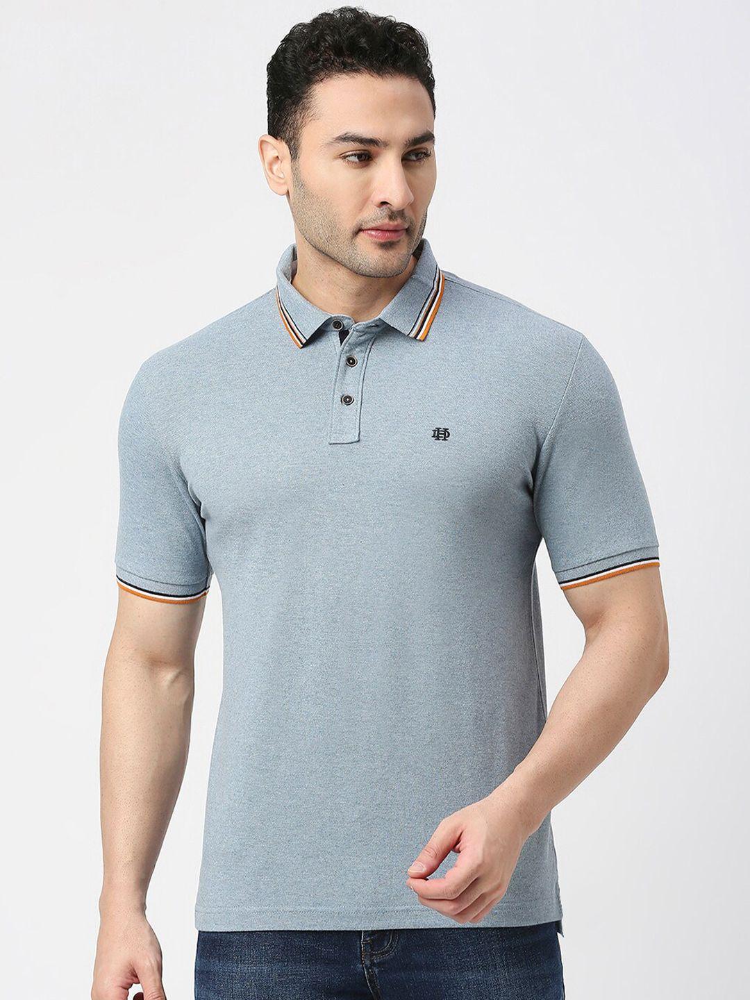 dragon hill polo collar cotton slim fit t-shirt