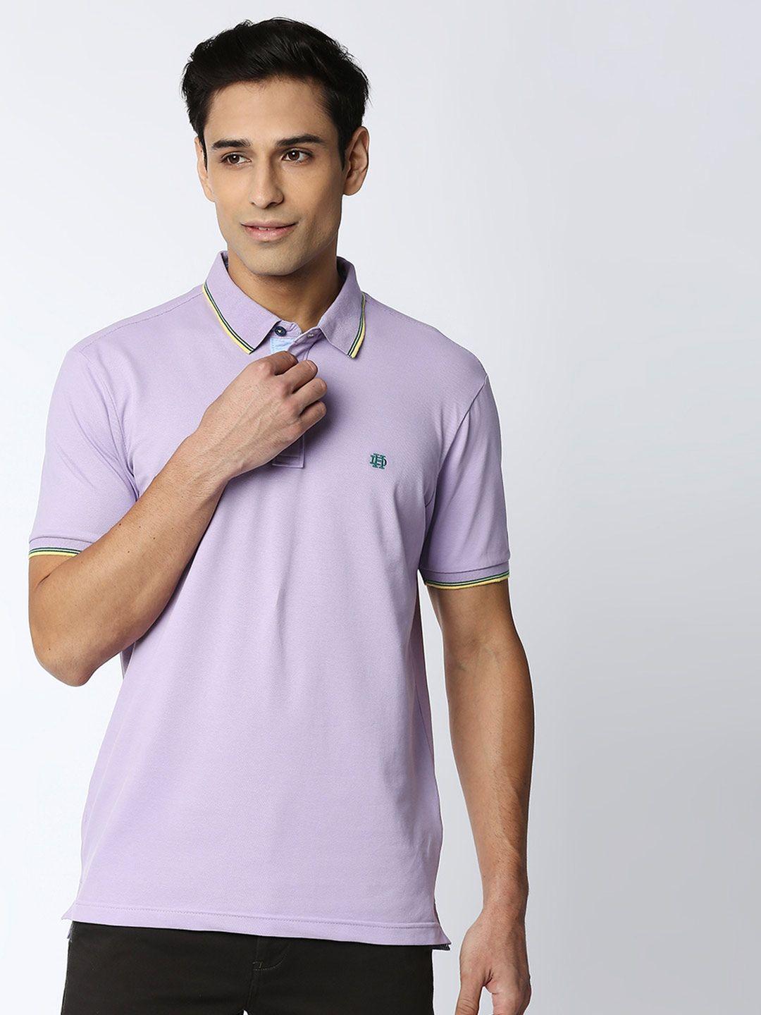 dragon hill polo collar cotton slim fit t-shirt