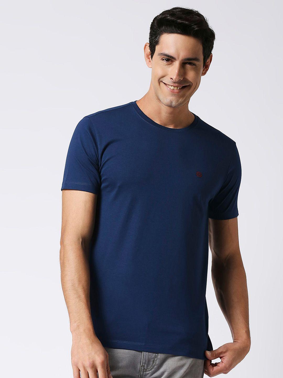 dragon hill round neck slim fit cotton t-shirt