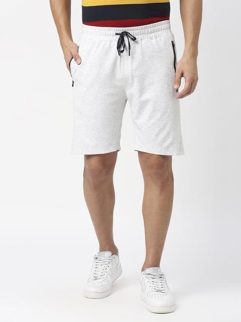 dragon hill white relaxed fit shorts