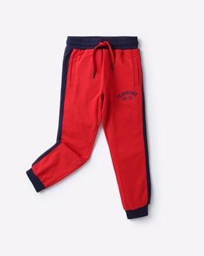 drawstring joggers with side pockets