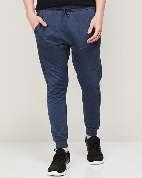 drawstring waist straight joggers