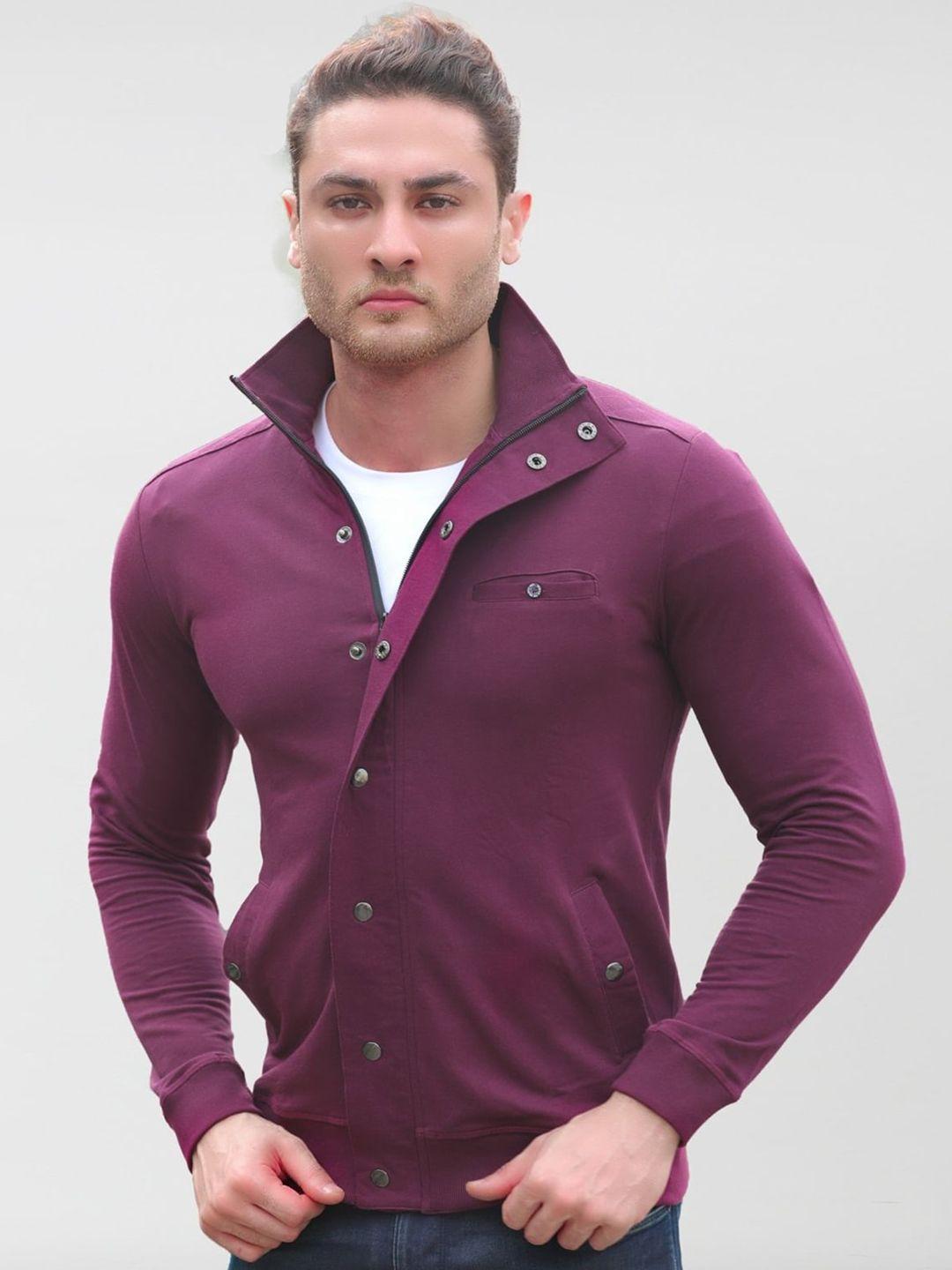 dream of glory inc men purple solid lightweight outdoor regular tailored jacket