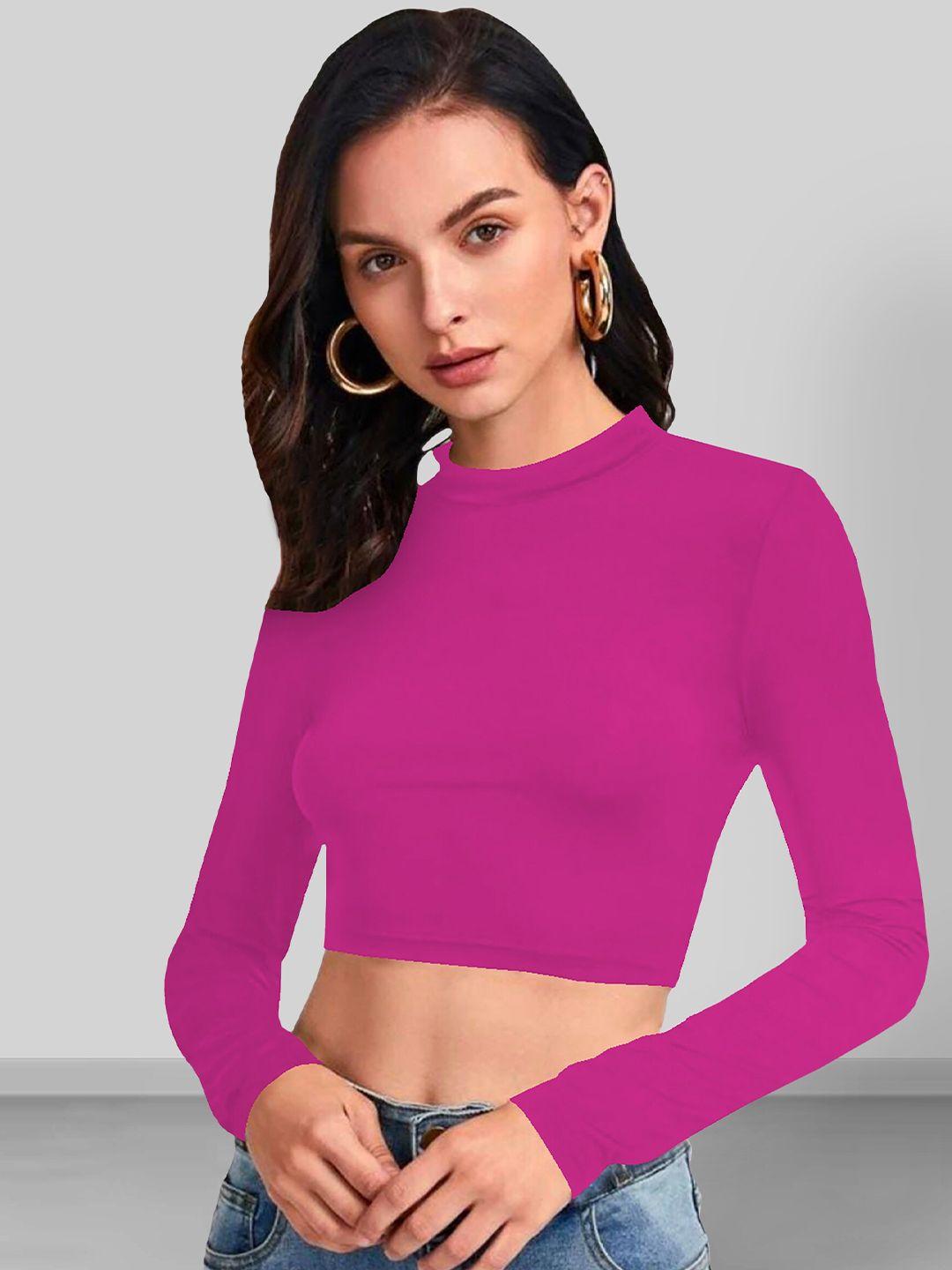 dream beauty fashion high neck crop top