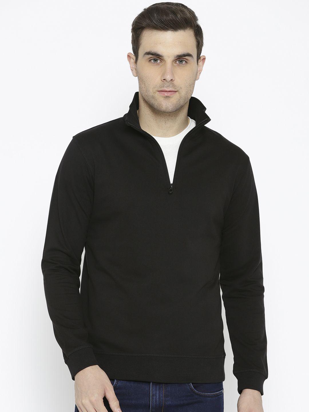 dream of glory inc men black solid sweatshirt