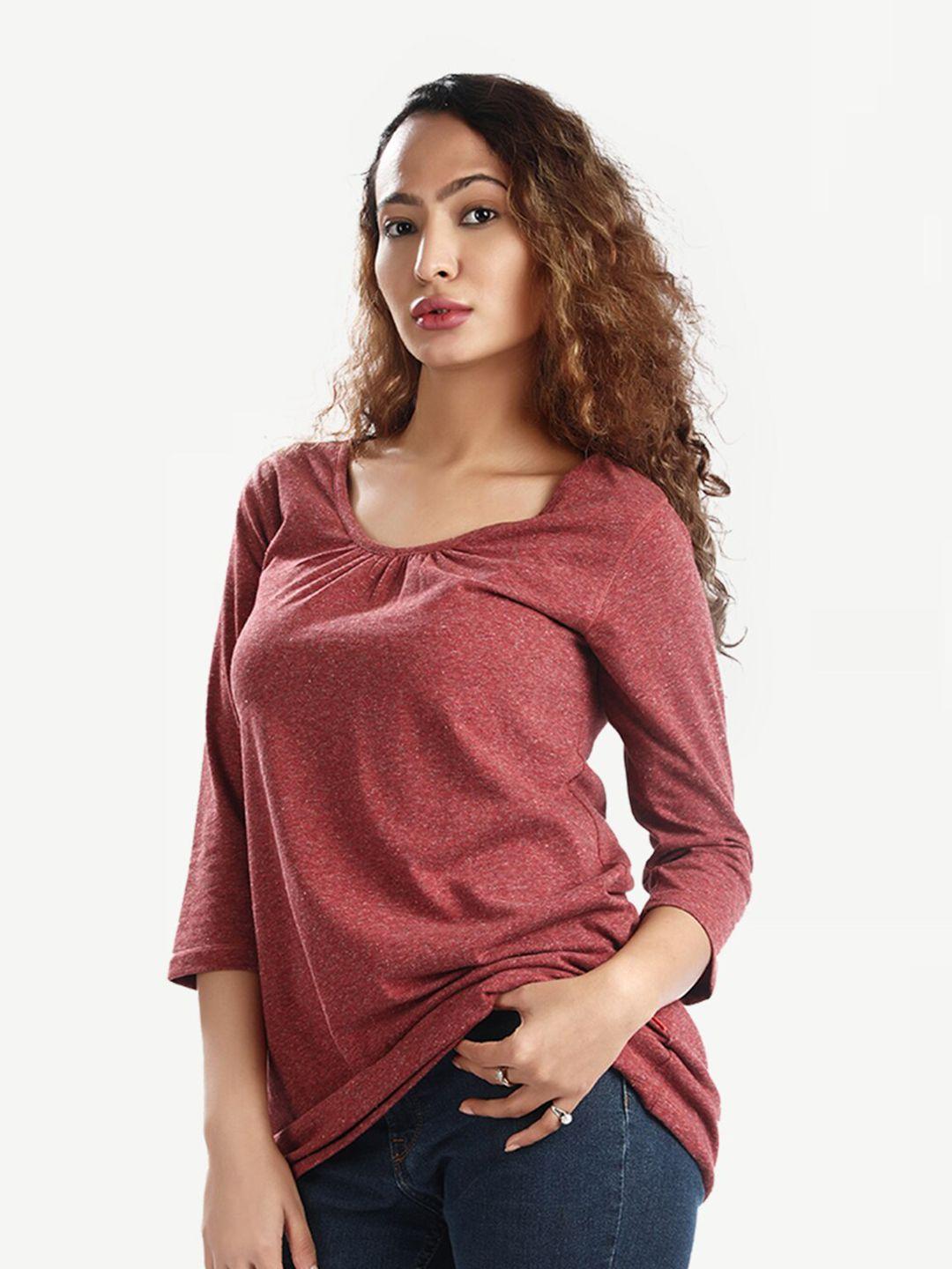 dream of glory inc women maroon regular top