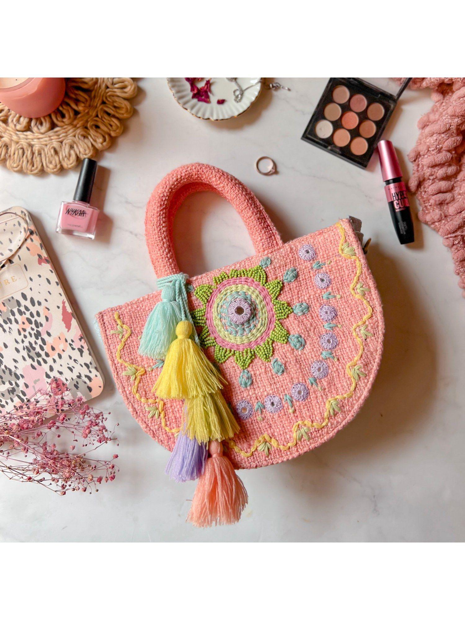 dreamy dahlia handbag