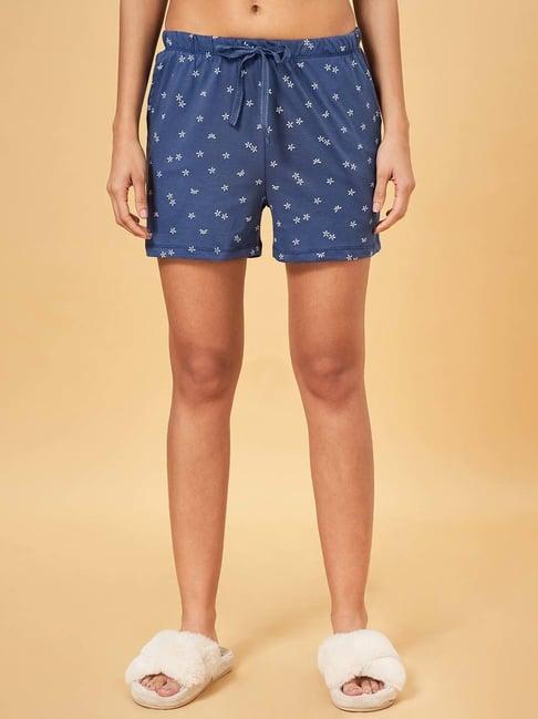 dreamz-by-pantaloons-blue-cotton-printed-shorts