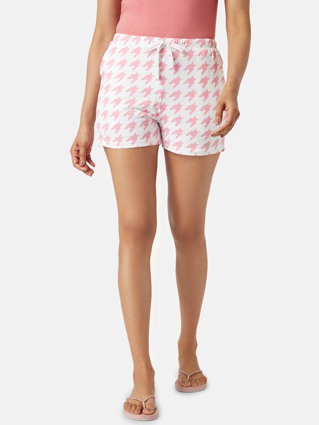 dreamz by pantaloons printed cotton lounge shorts