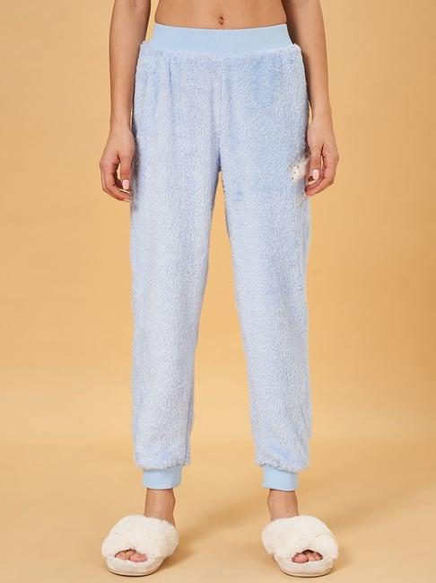 dreamz by pantaloons blue embroidered joggers