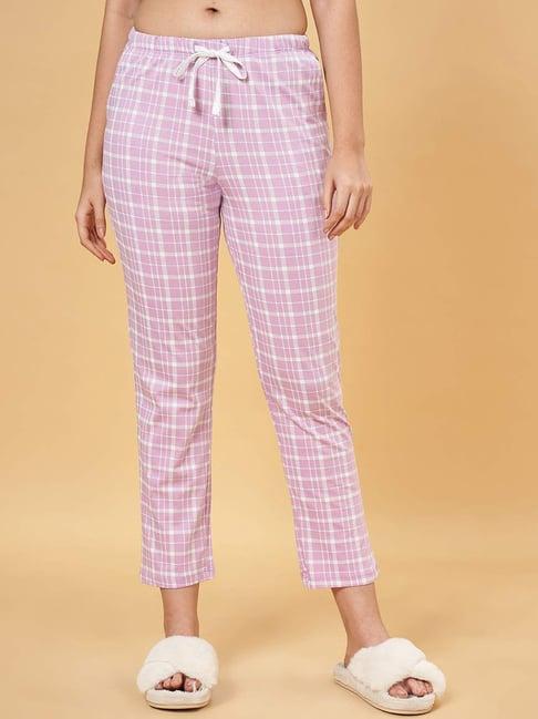 dreamz by pantaloons pink cotton printed pyjamas