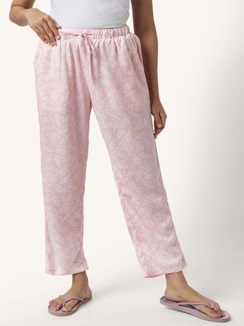 dreamz by pantaloons pink printed pyjamas