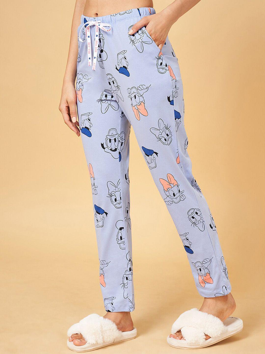 dreamz by pantaloons printed cotton lounge pants