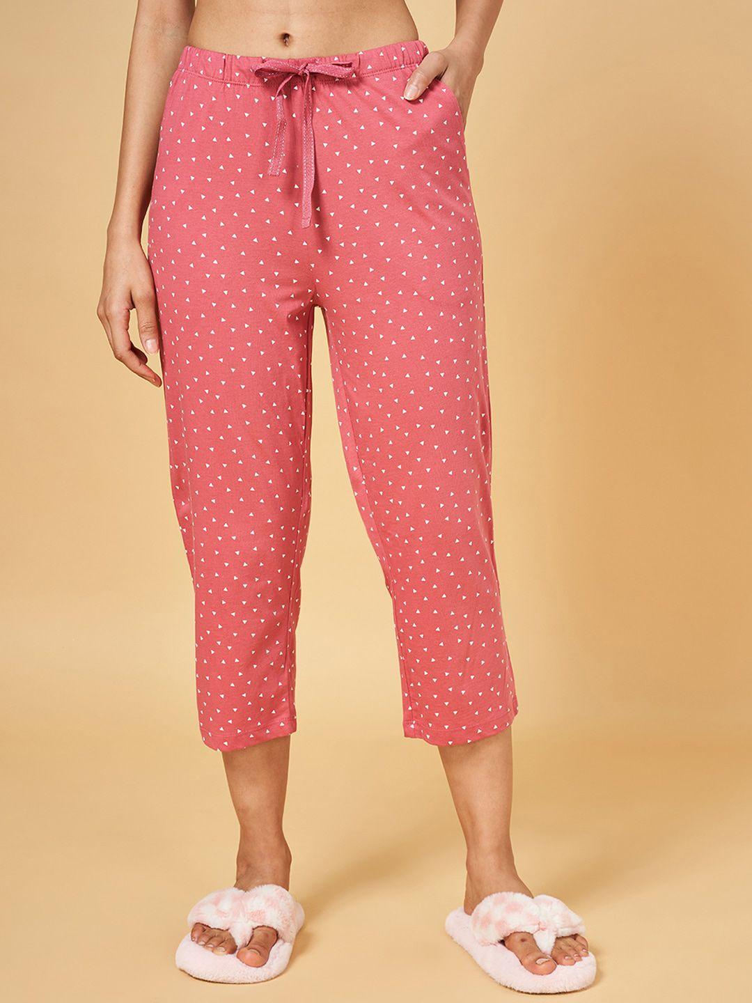 dreamz by pantaloons printed cotton lounge pants