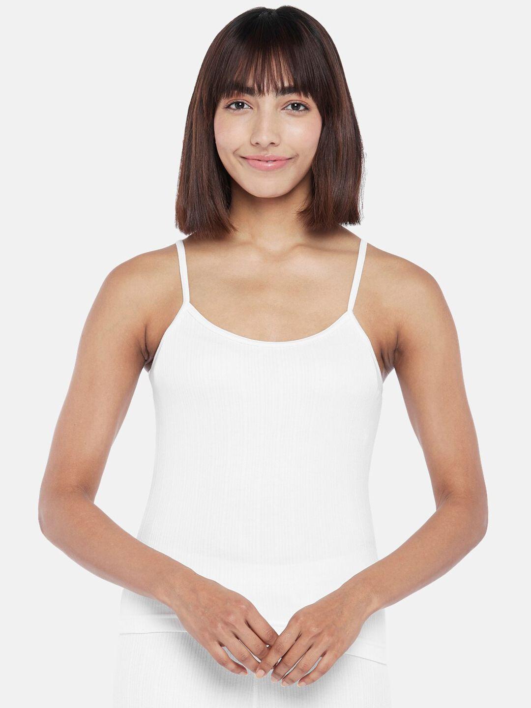 dreamz by pantaloons white self-striped camisole 8905500118311