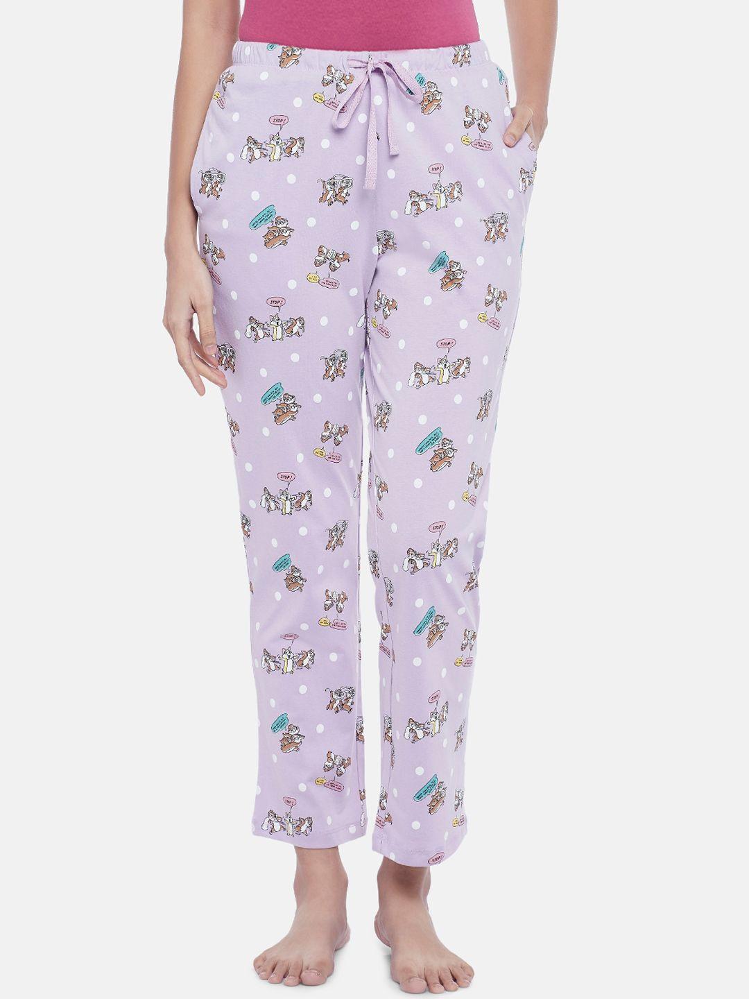 dreamz by pantaloons women printed cotton lounge pants