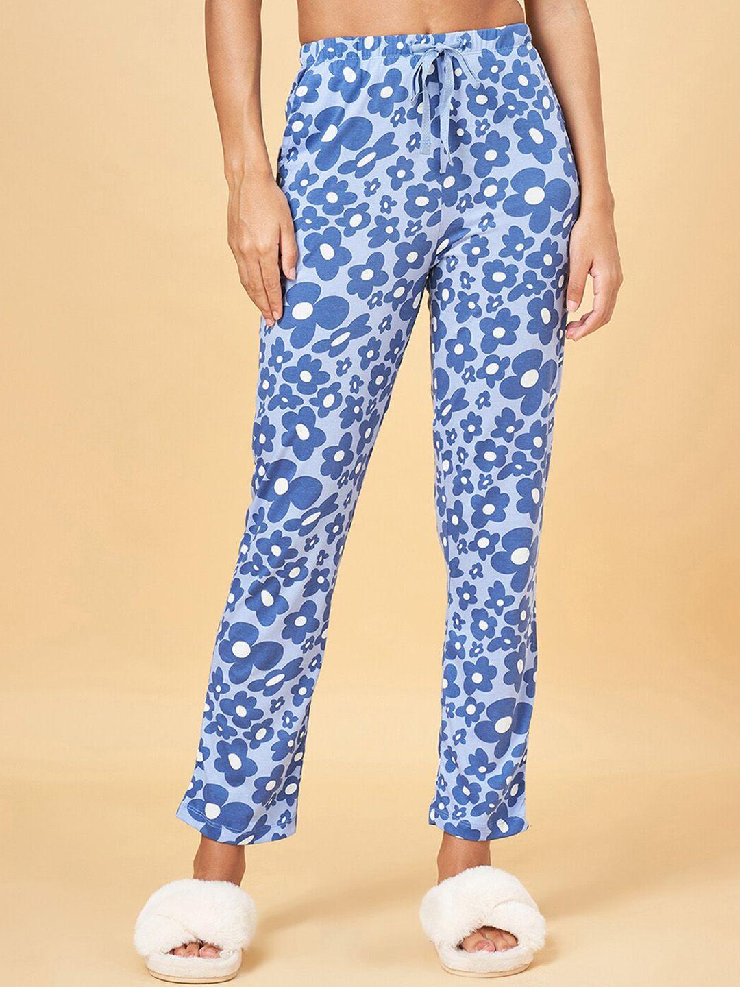 dreamz by pantaloons women printed cotton lounge pants