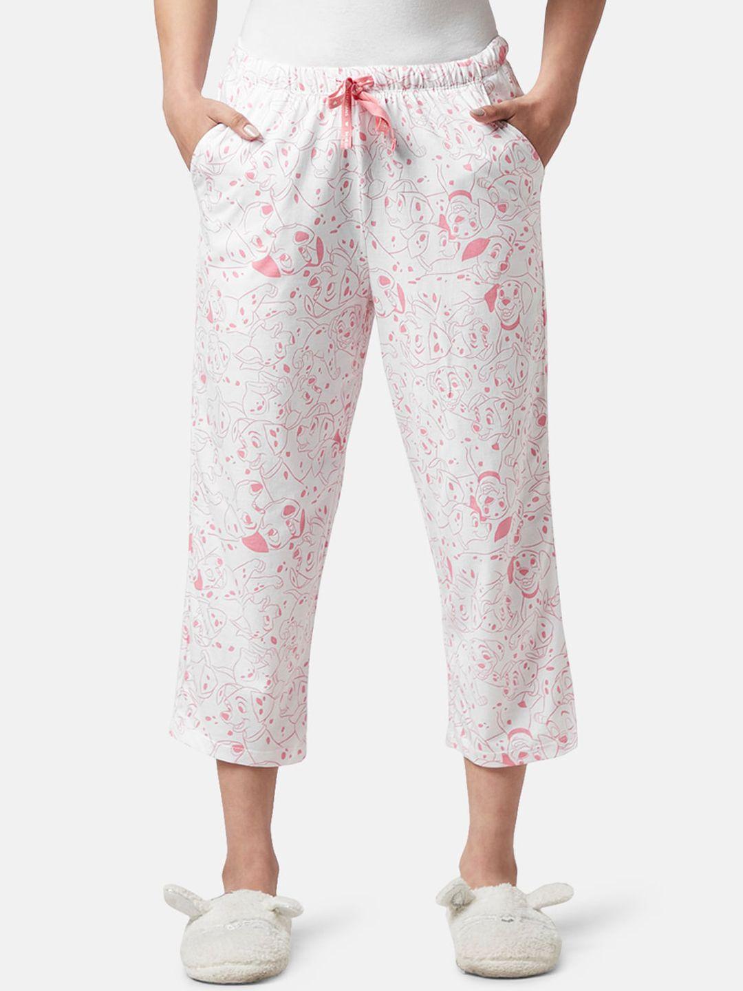 dreamz by pantaloons women printed three fourth length cotton lounge pants