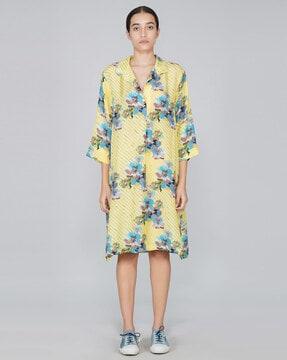 dress with floral print