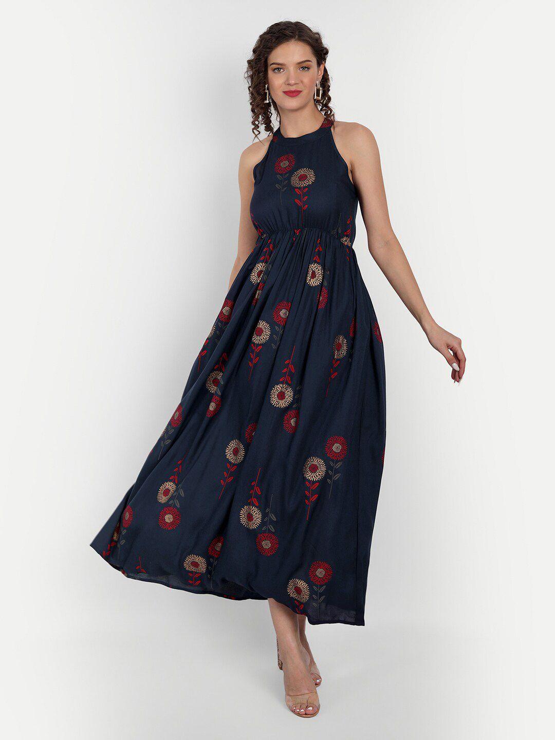 dressar floral printed maxi dress