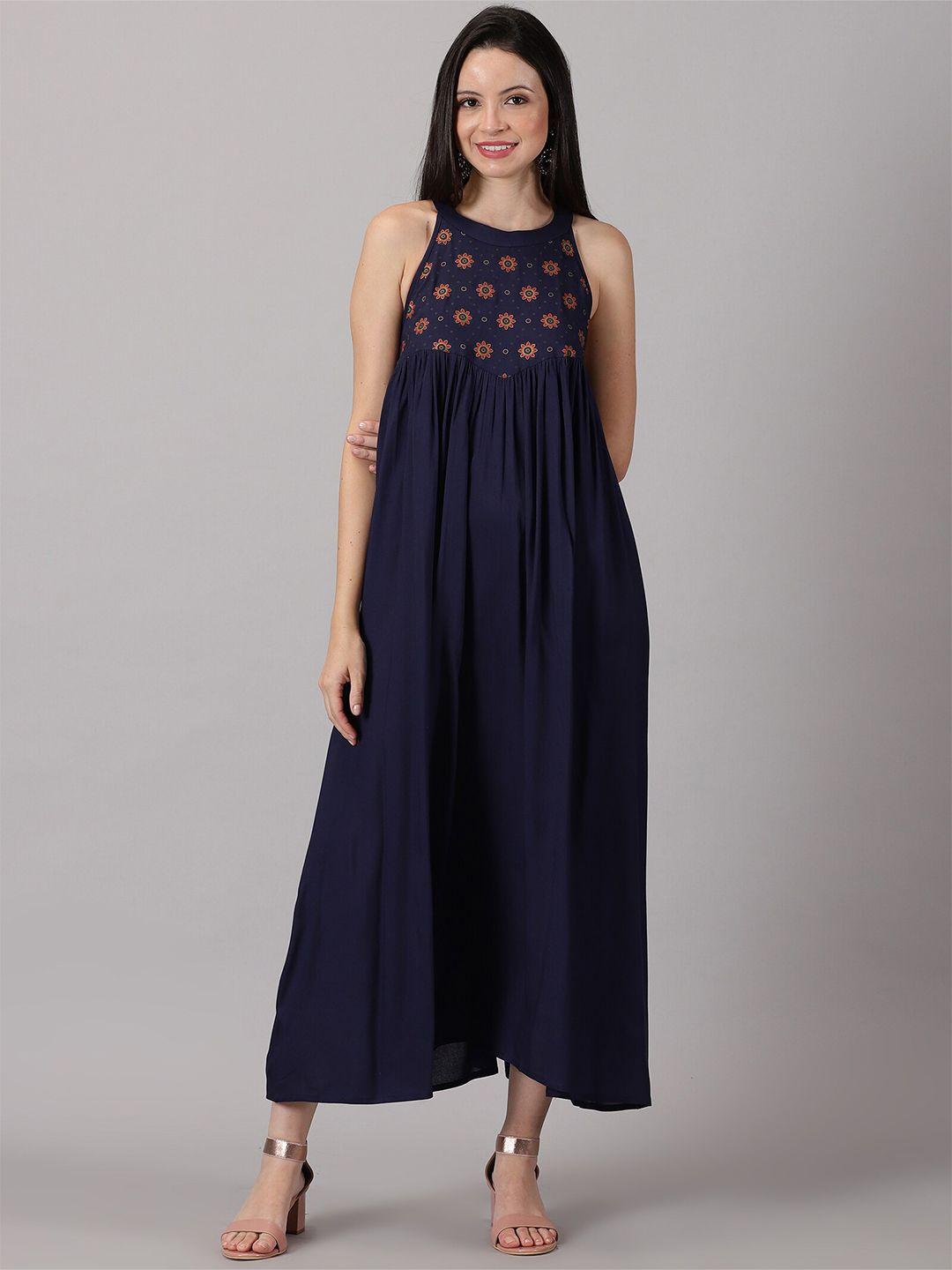 dressar halter neck applique maxi dress