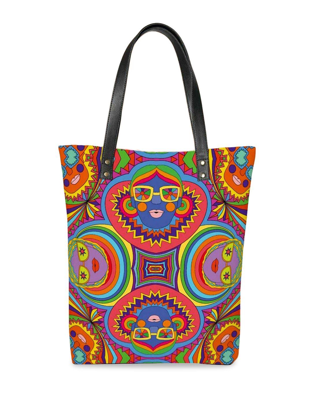 dressberry ethnic motifs printed shopper tote bag