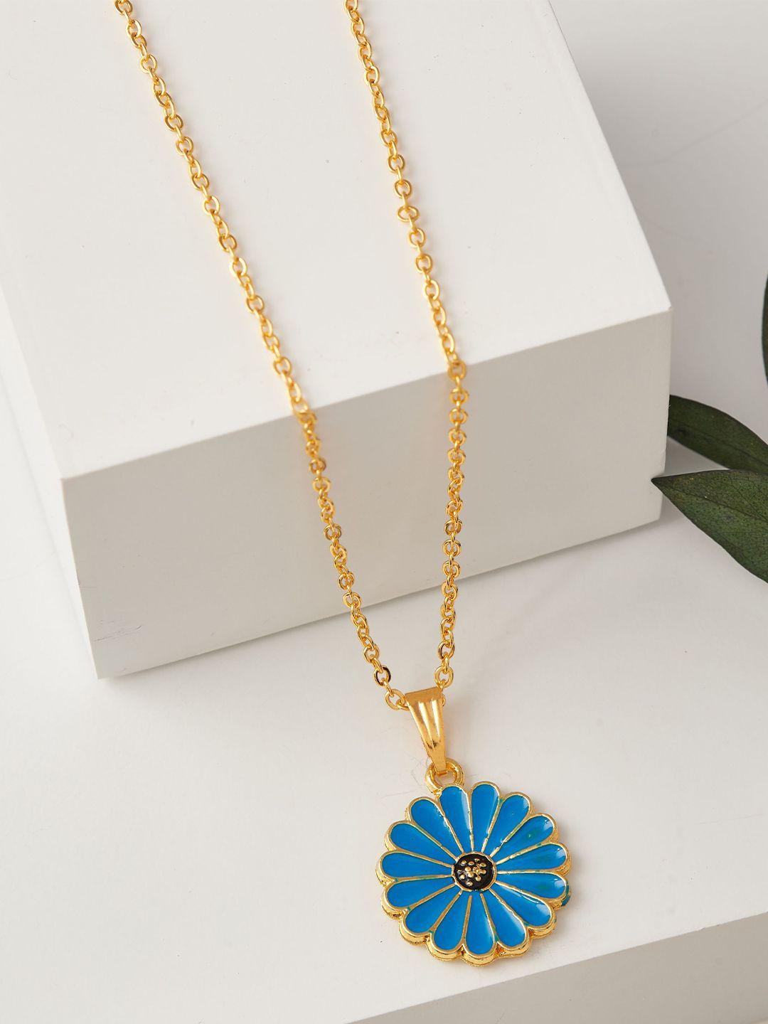 dressberry gold-plated pendant with chain