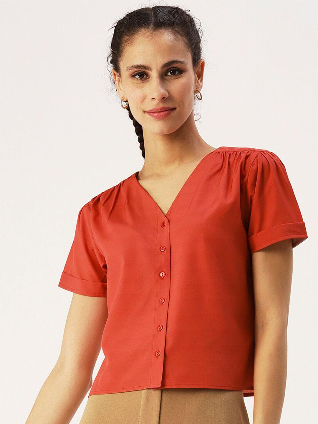 dressberry red shirt style top