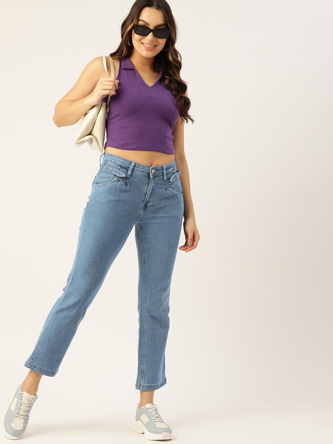 dressberry regular fit cropped jeans