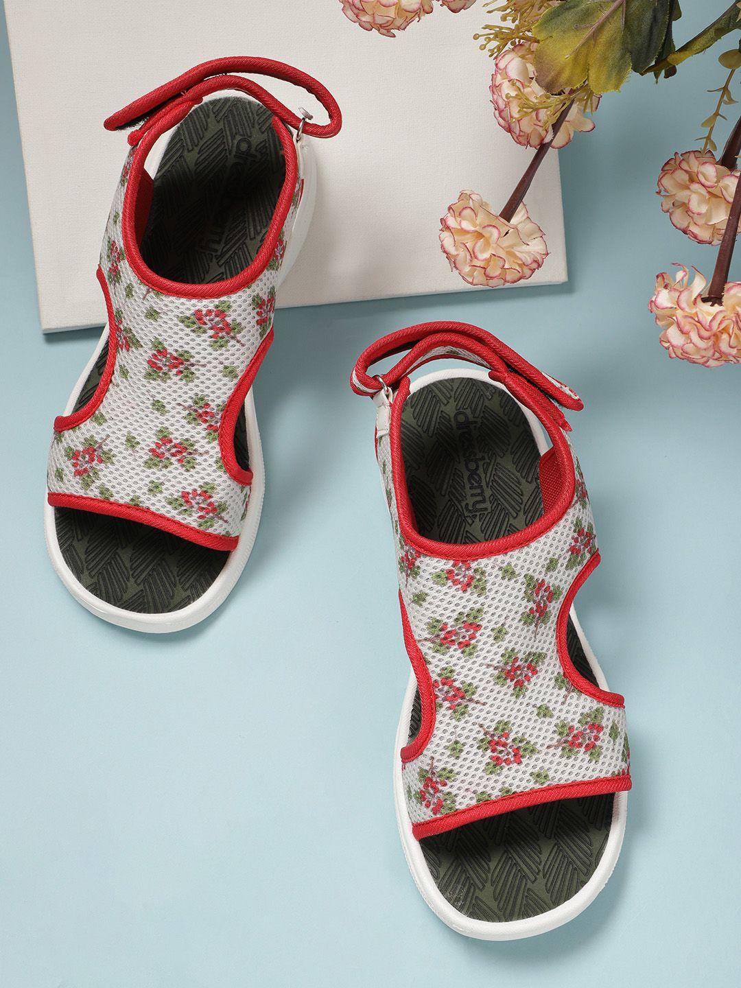 dressberry women cherry print sports sandals