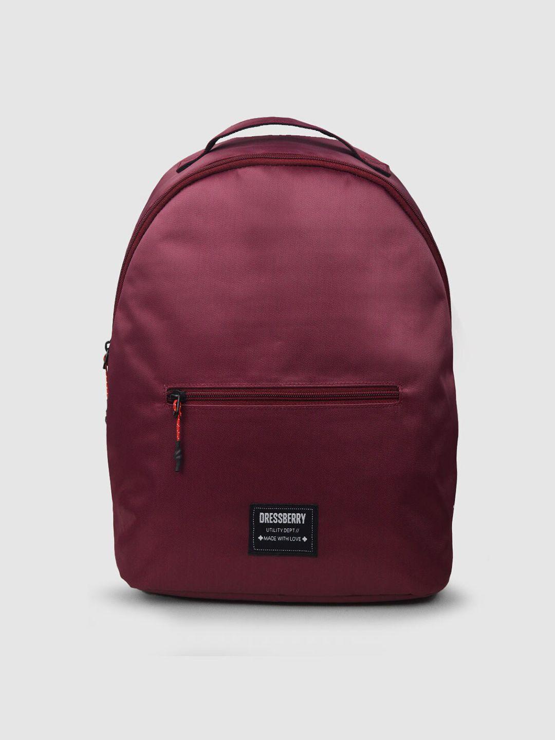 dressberry women maroon small backpack