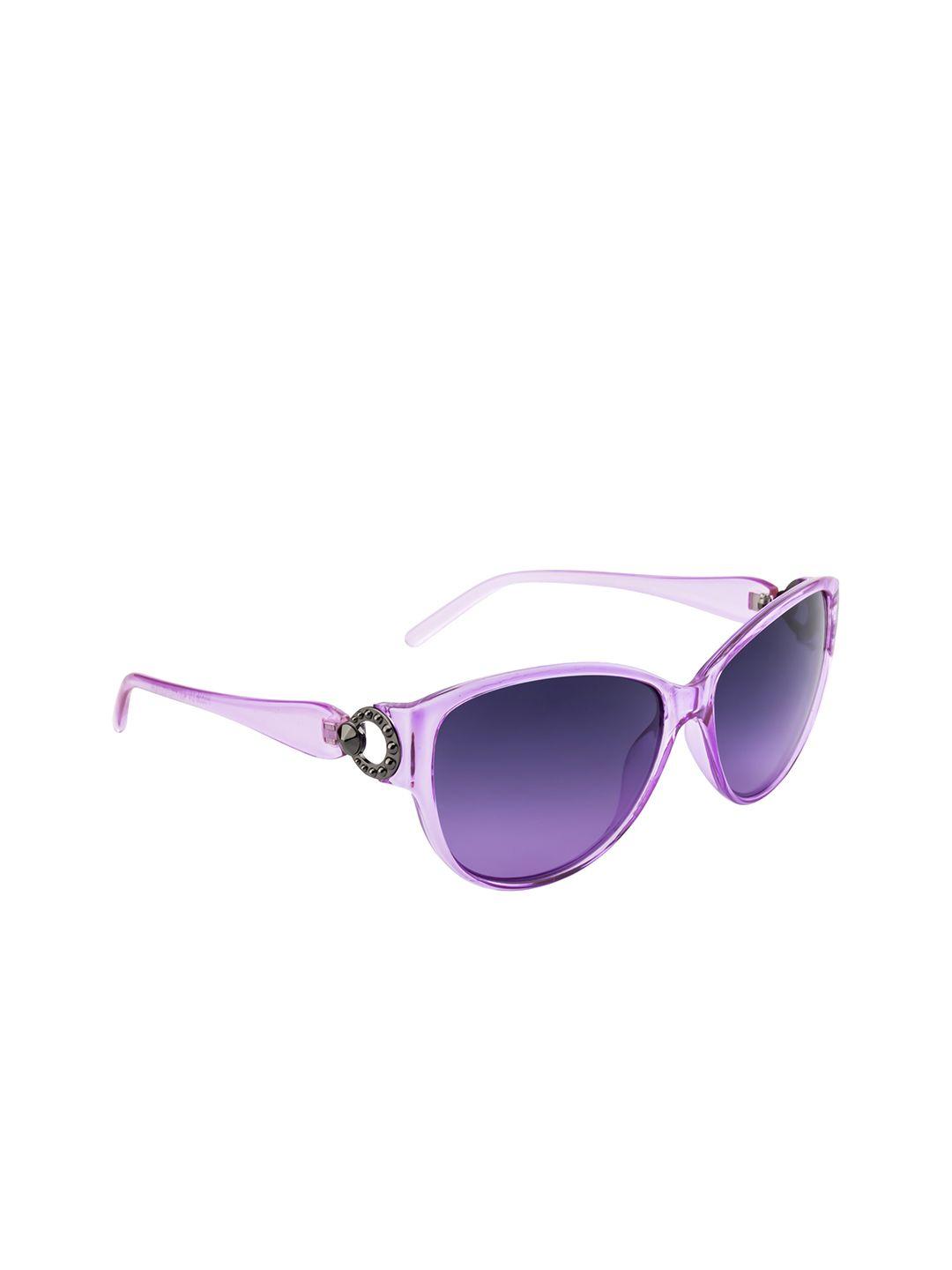 dressberry women purple cateye sunglasses with uv protected lens db-p8556-c8
