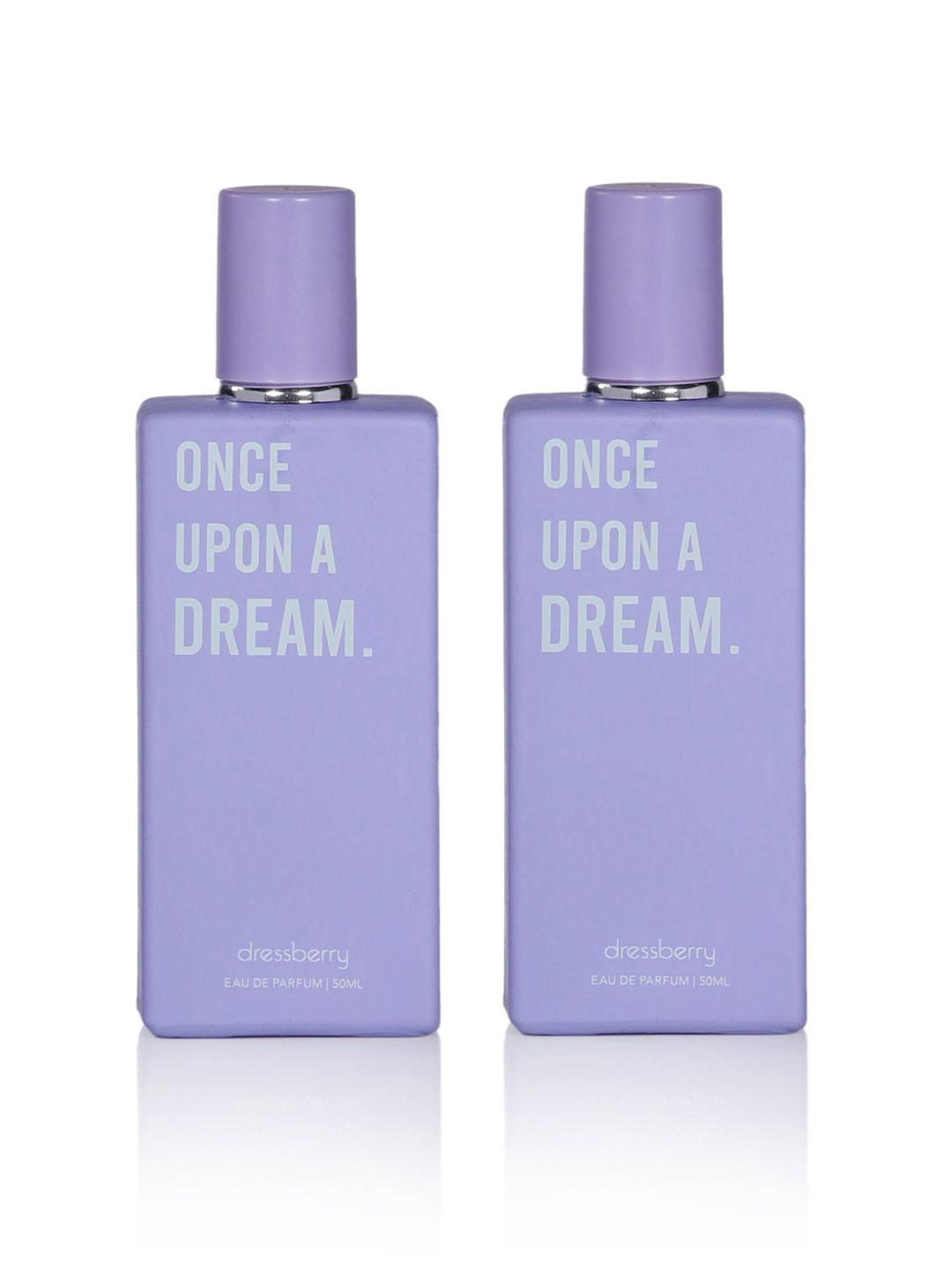 dressberry women set of 2 once upon a dream long lasting eau de parfum - 50ml each
