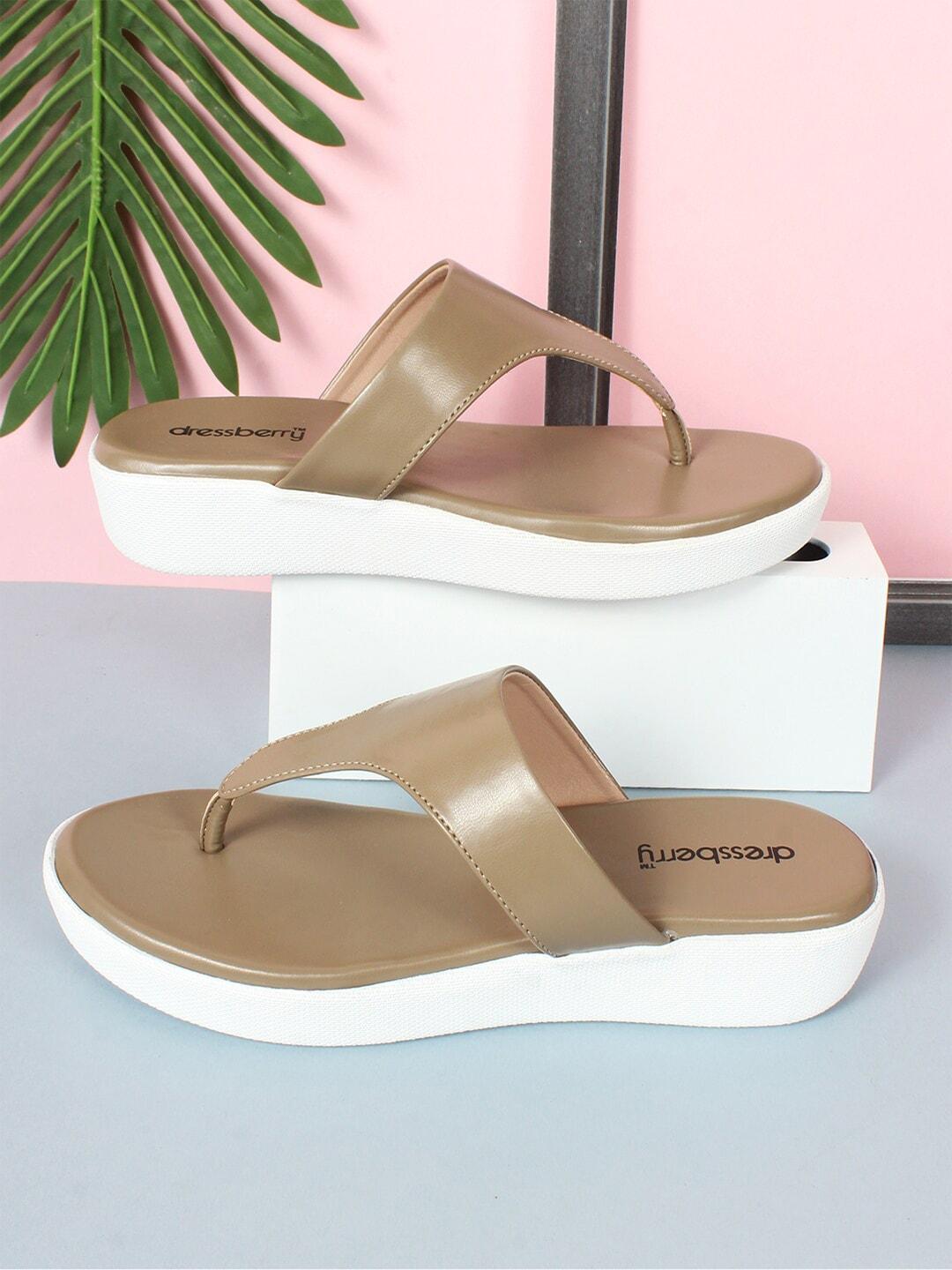 dressberry women taupe sandals