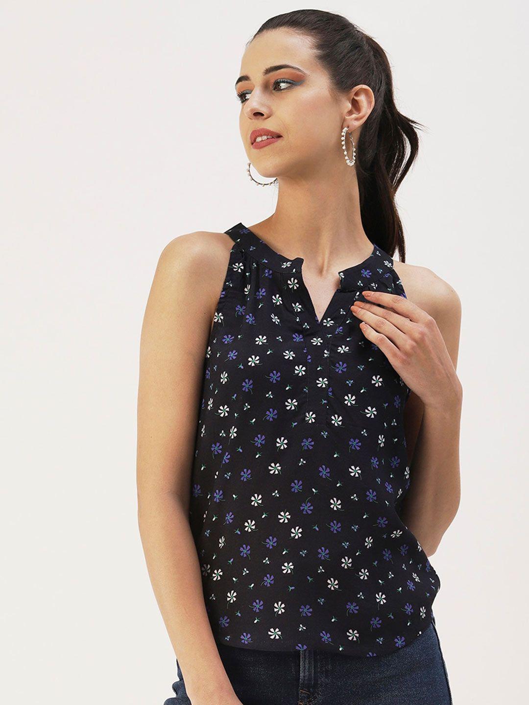 dressberry  floral printed sleeveless top