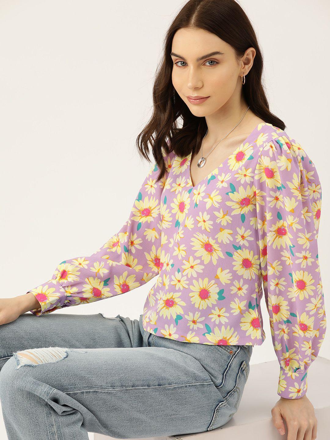 dressberry floral print top