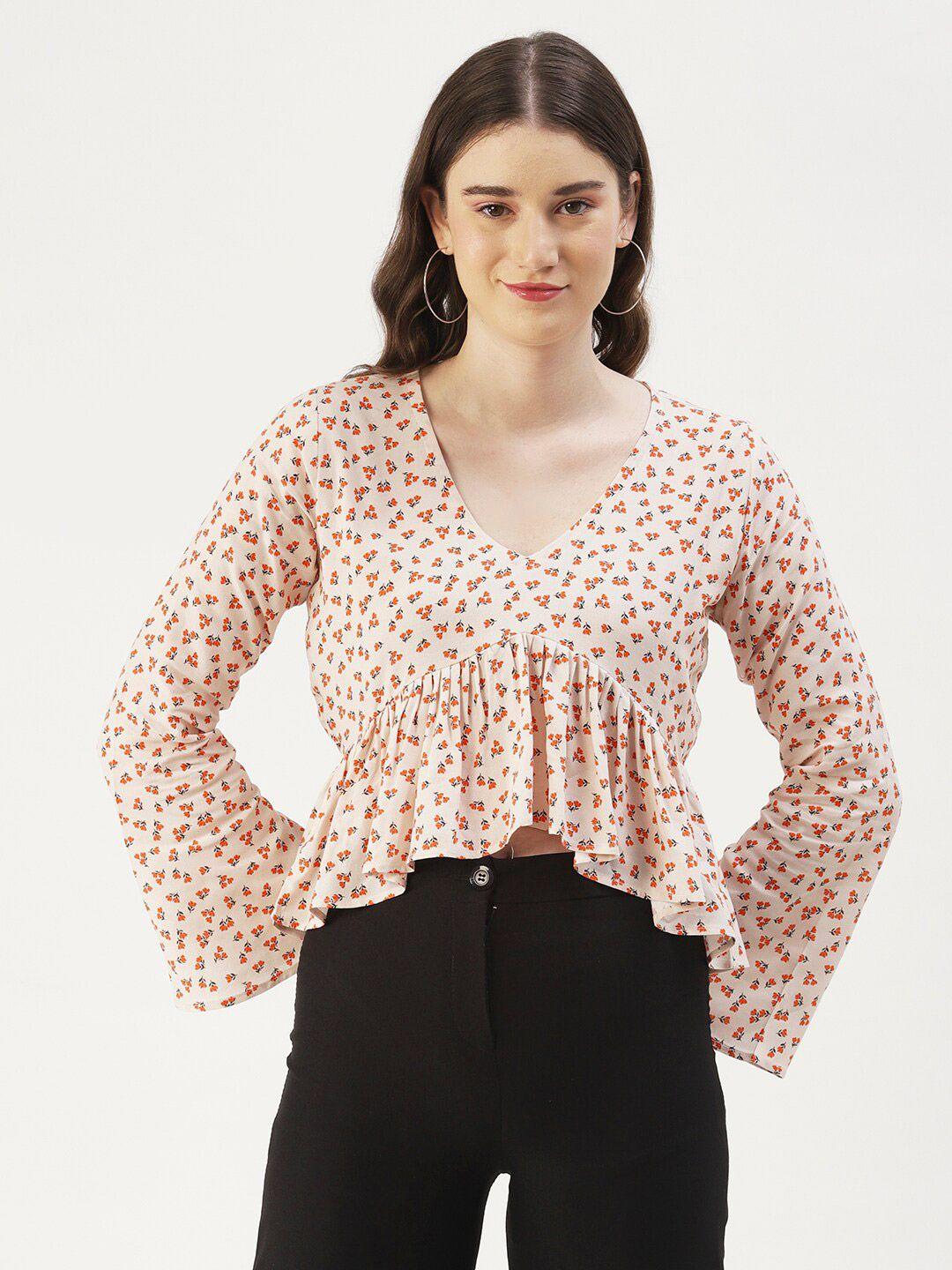 dressberry floral printed empire top