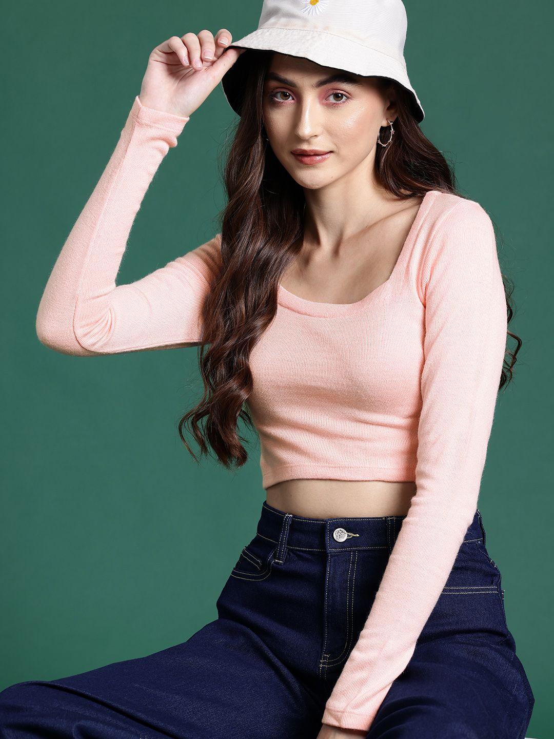 dressberry full sleeves crop top