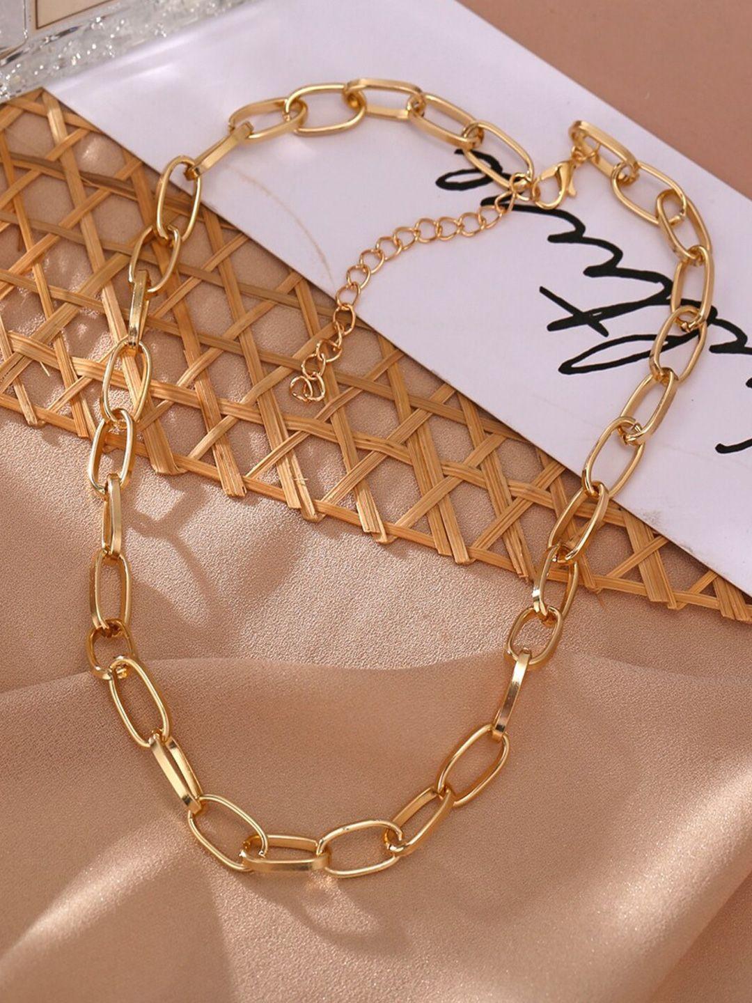 dressberry gold-plated minimal chain