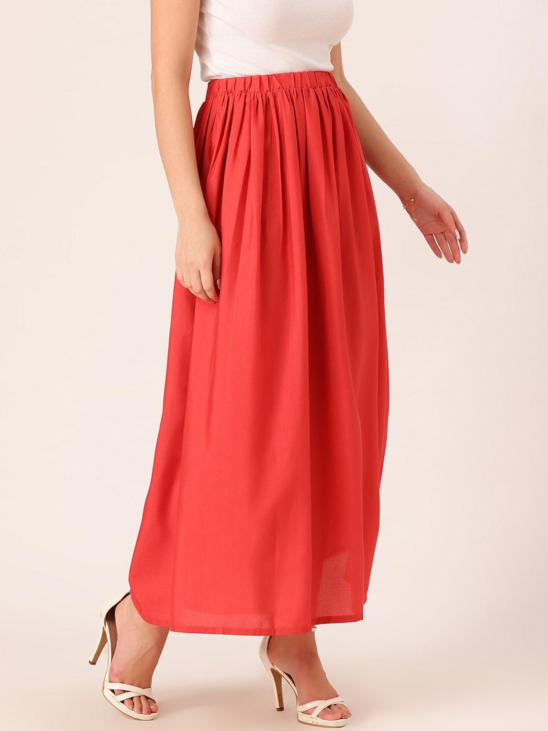 dressberry high waist maxi a-line skirt