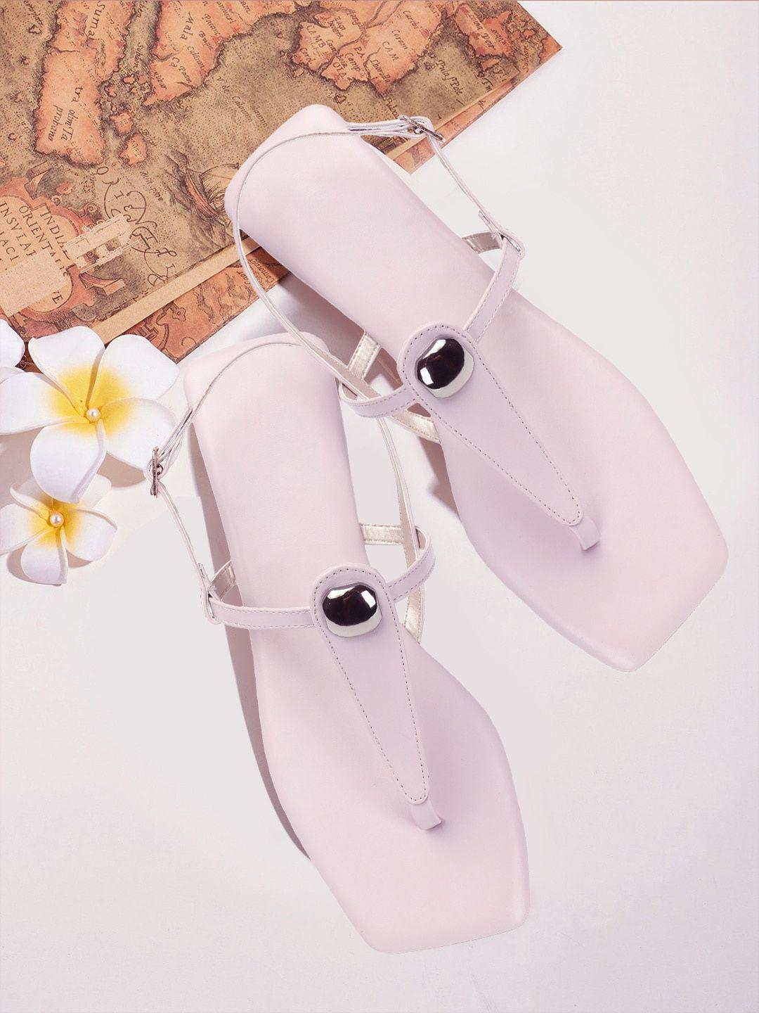 dressberry lavender open toe t-strap flats