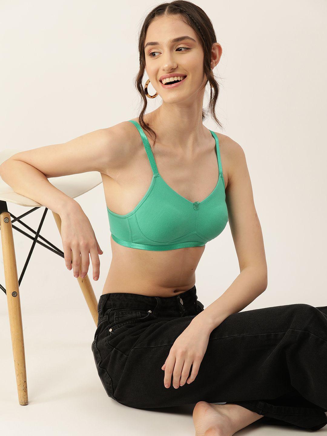 dressberry medium coverage solid regular t-shirt bra